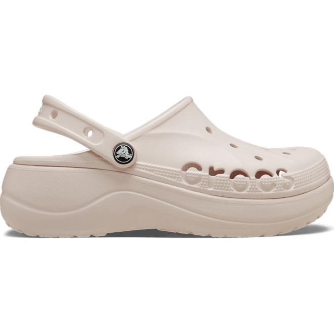 Crocs Baya Platform Clogs Barely Pink  208186-6PI