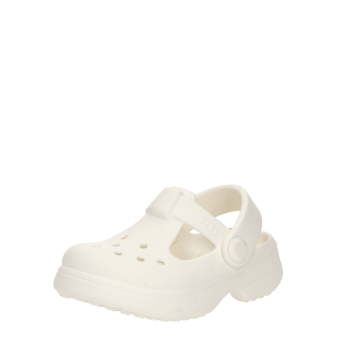 Crocs Kids Toddler Classic Mary Jane Clogs Chalk  210616-0WV