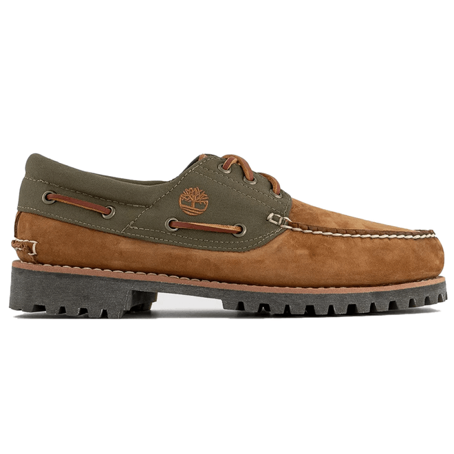 Timberland Authentic Handsewn 3-Eye Boat Shoe Medium Brown TB0A6DXWEM5
