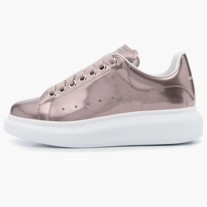 Alexander Mcqueen Oversized Pink Metallic (women's) 718139WIFX01560