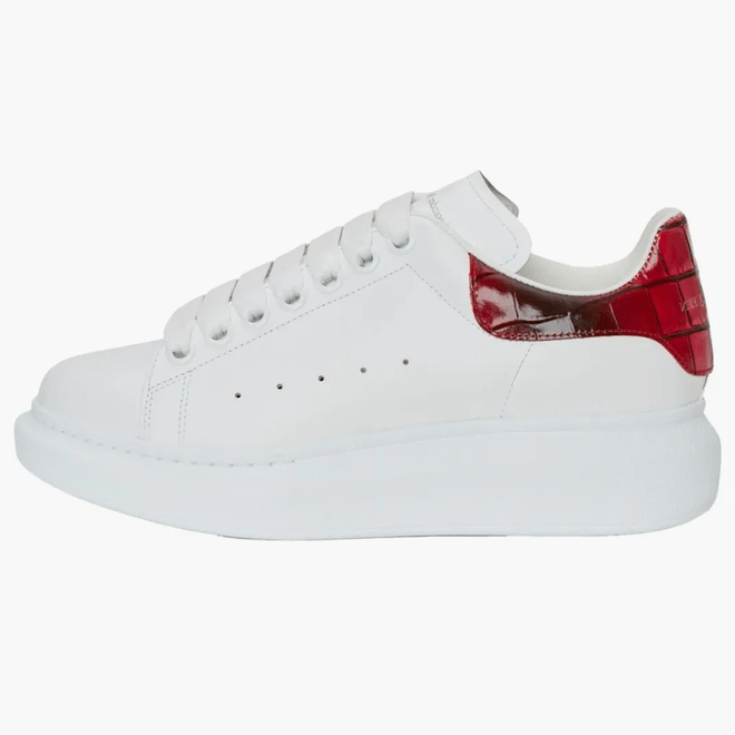 Alexander Mcqueen Oversized White Welsh Red (women's) 718233WIDJA9716