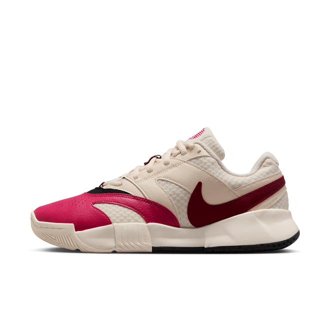 Nike Court Lite 4 Pale Ivory Sail Black Team Red (women's) FD6575-103