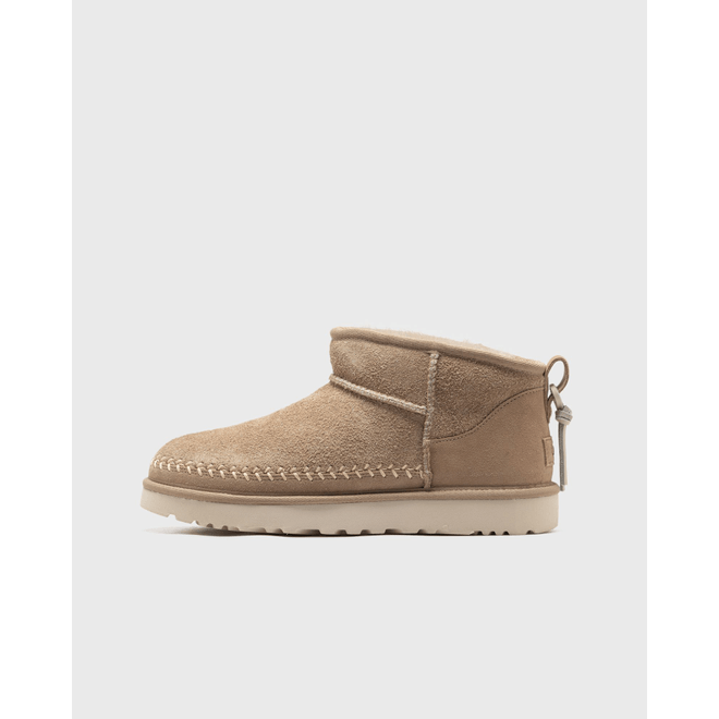UGG® Classic Ultra Mini Biarritz Boot Brown