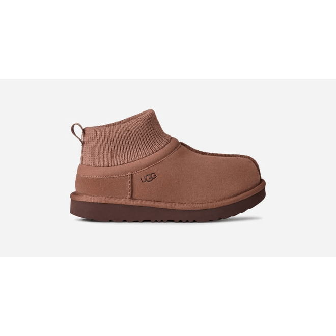 UGG® Classic Ultra Mini Stretch Cuff Boot Kids Rocky Oak 1157702K-RYK