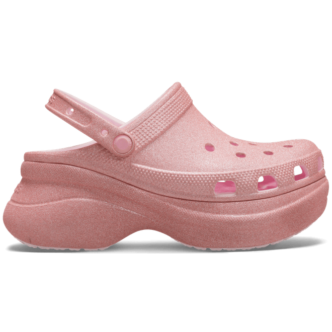 Crocs Women Bae Glitter Clogs Pink Milk  207261-6ZW