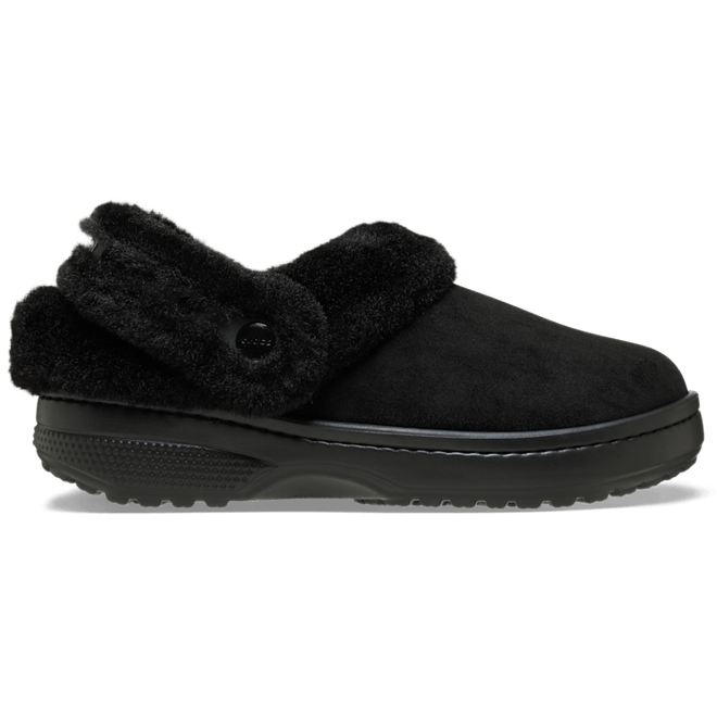 Crocs Classic Unfurgettable Vegan Suede Clogs Black  212106-001