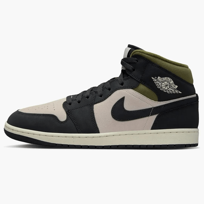 Jordan 1 Mid Se Off Noir Medium Olive HV4091-102