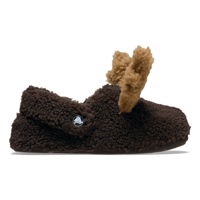 Crocs Kids Classic Cozzzy Reindeer Slipper Slippers Espresso  212003-206