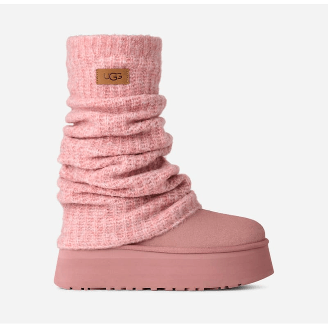 UGG® Classic Mini Dipper Legwarmer Boot Pink 1178990-PDW