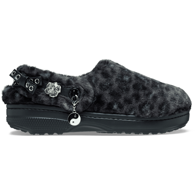 Crocs Classic Unfurgettable Leopard Clogs Black  212416-0CU