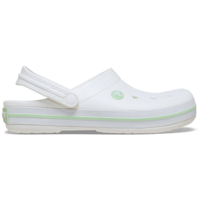 Crocs Crocband™ Clogs White/Serene Green  11016-1YL