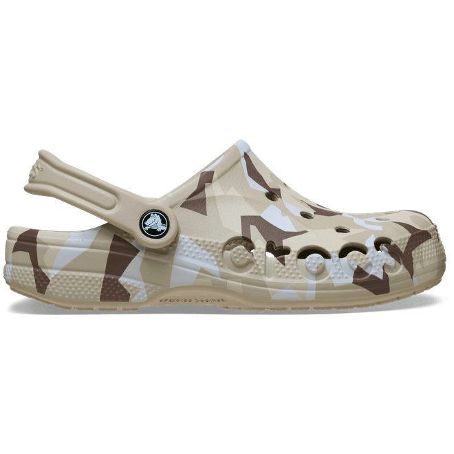 Crocs Baya Seasonal Printed Clogs Cobblestone/White  206230-2ZB