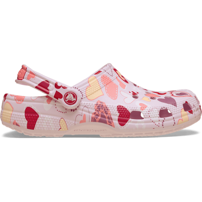 Crocs Kids Classic Valentines Day Clogs Pink Milk/Hearts  209754-7CI