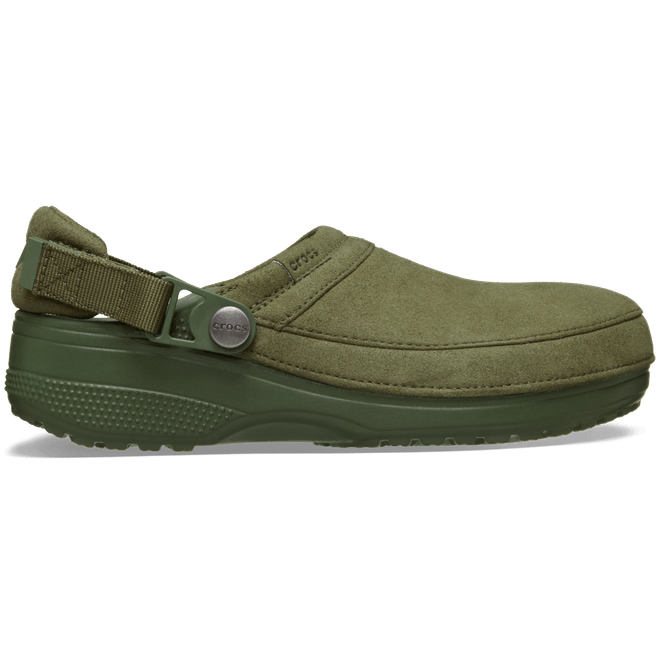 Crocs Classic Crafted Vegan Suede Clogs Army Green  211930-309