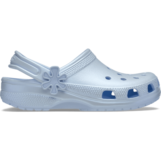 Crocs Kids Classic Pearl Shine Clogs Blue Frost  212814-4WK