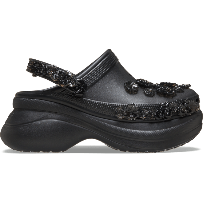 Crocs Women Bae Translucent Floral Clogs Black  213120-001