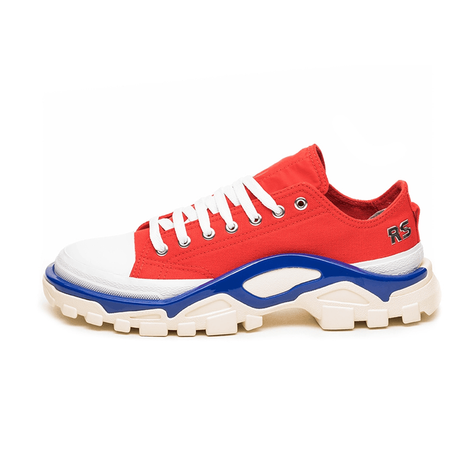 adidas x Raf Simons Detroit Runner (Red / Silver Metallic / Bold Blue) EE7936