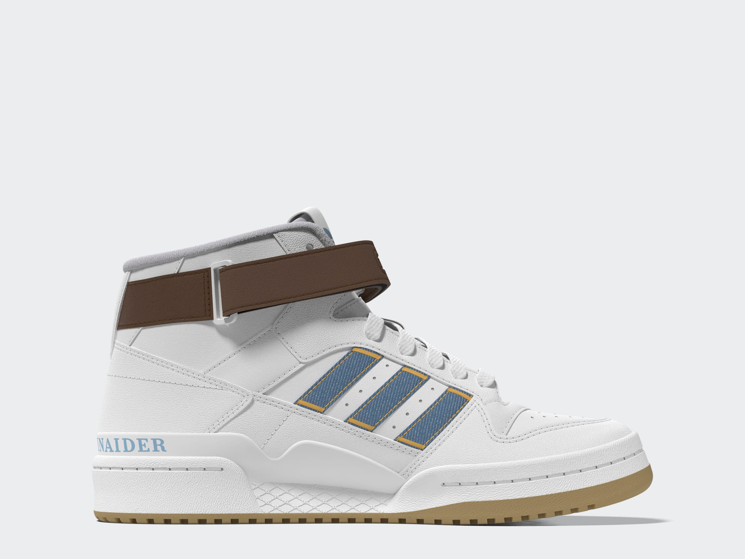 adidas x KSENIASCHNAIDER Forum Mid wit en blauw