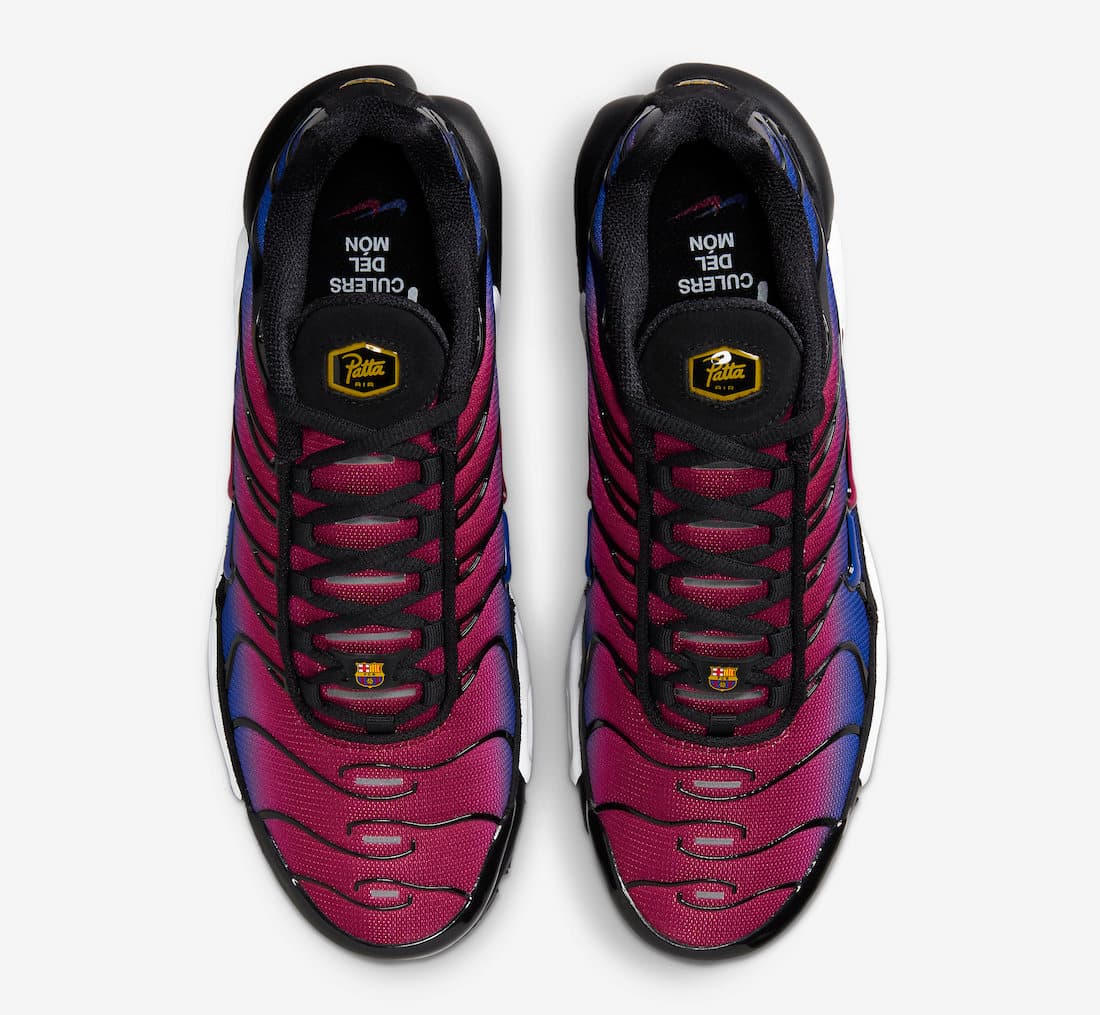 Patta x Nike Air max Plus 'F.C. Barcalona' bovenkant