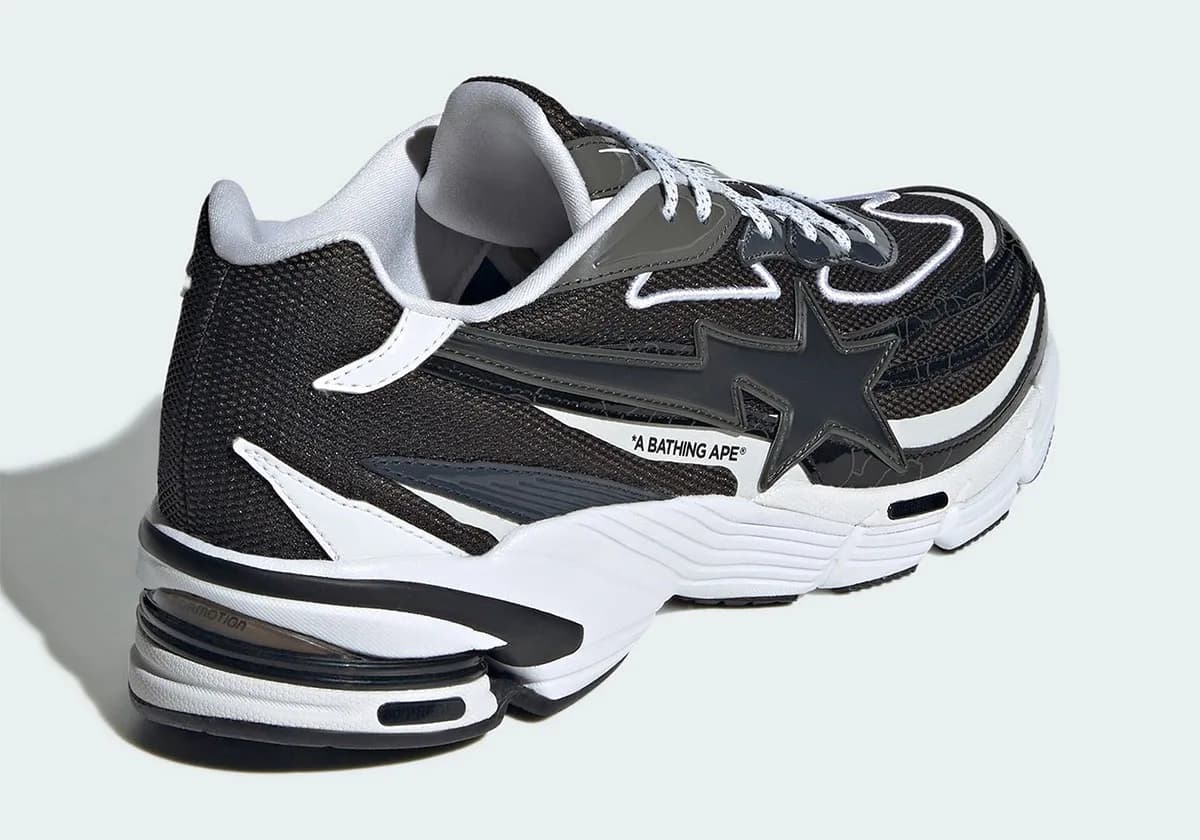 bape adidas orketro white black