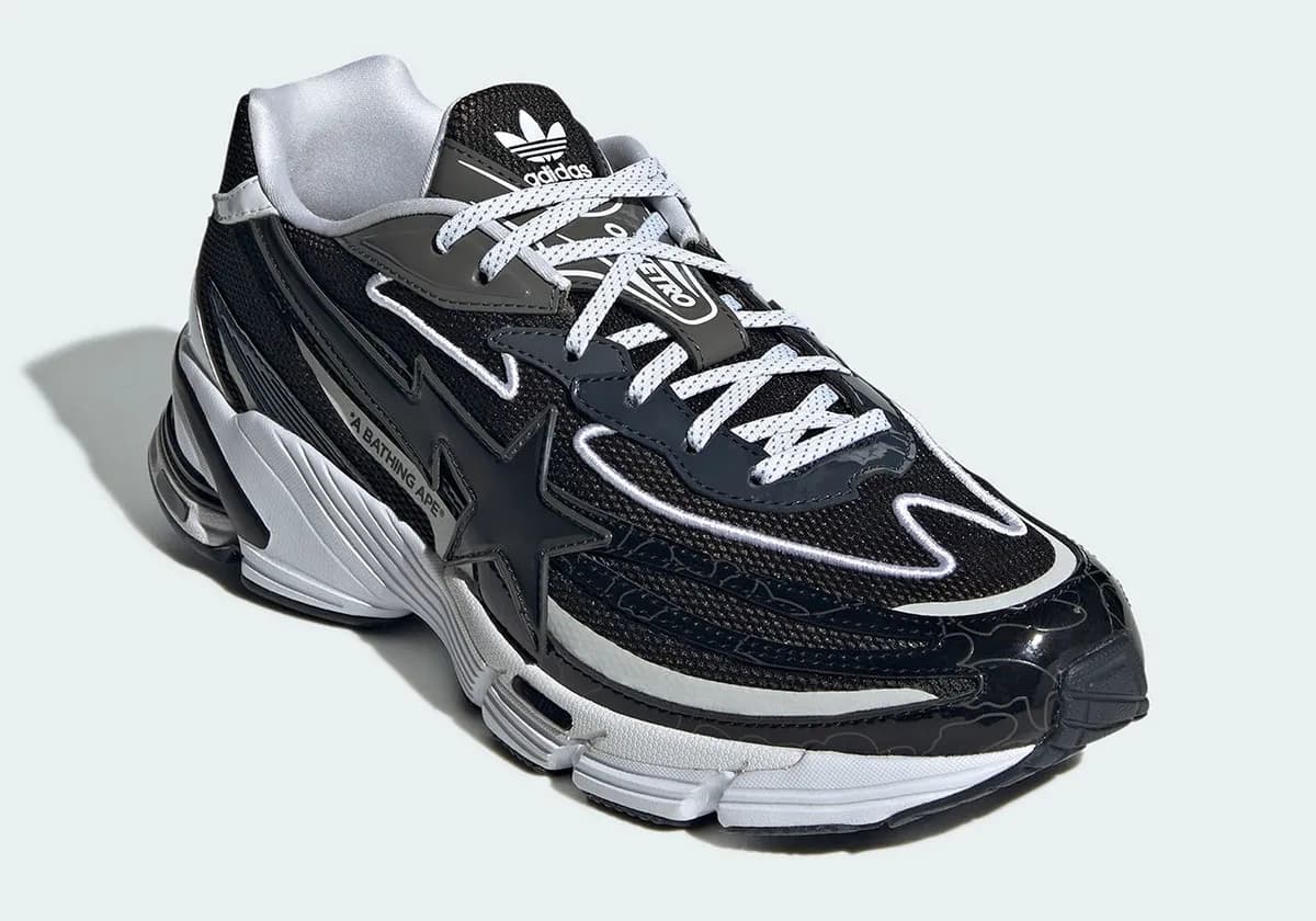 bape adidas orketro white black