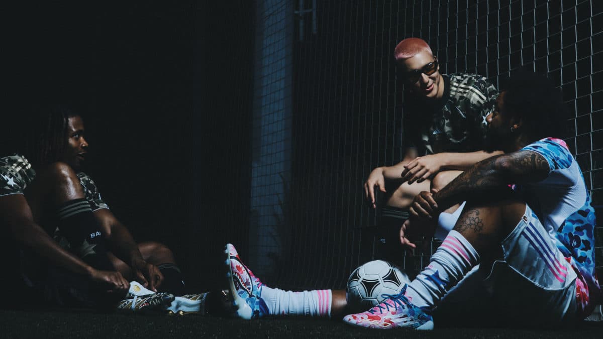 BAPE x adidas voetbalcollectie 2025