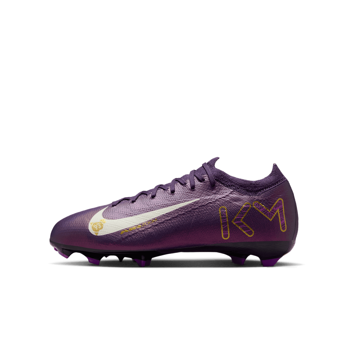 Kylian Mbappé x Nike Jr. Mercurial Vapor 16 Pro 'Grand Purple'