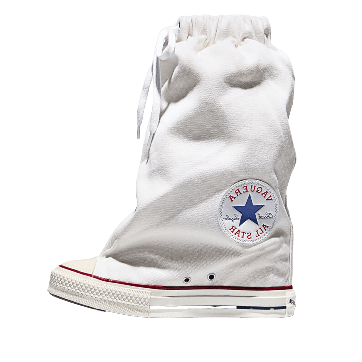 Vaquera x Converse Chuck Taylor All Star XHi Slouch Wedge 'White'