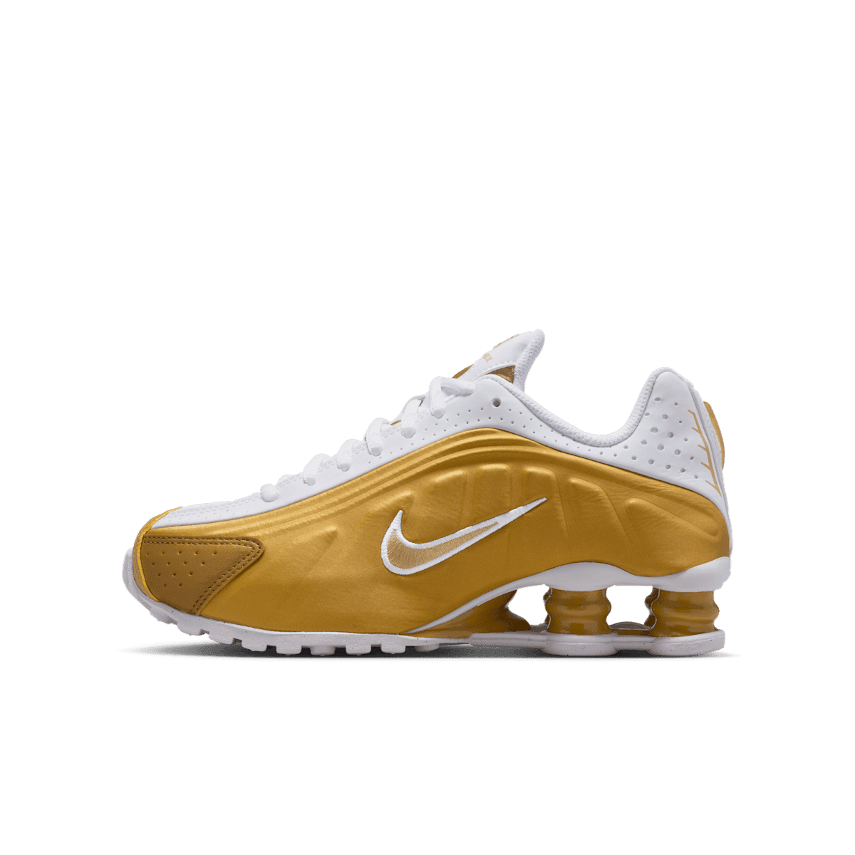 Nike Shox R4 GS 'Metallic Gold'