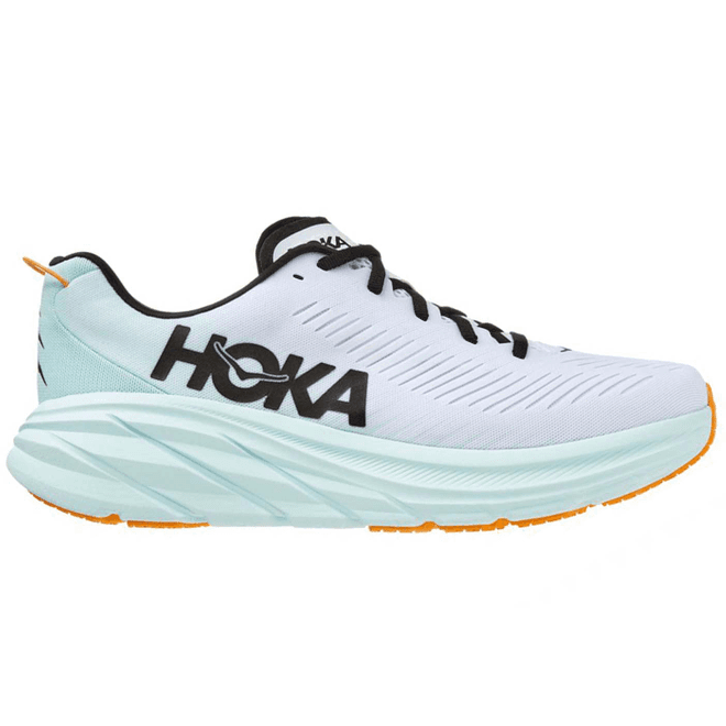 Hoka One One Rincon 3 White Blue Glass
