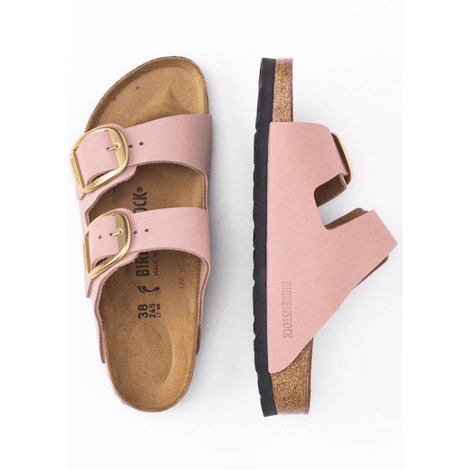 Damen Pantoletten Rosa BIRKENSTOCK ARIZONA BIG BUCKLE LENB
