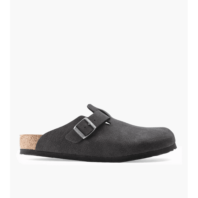 Birkenstock Boston SYN Desert Dust  Black VEG Narrow