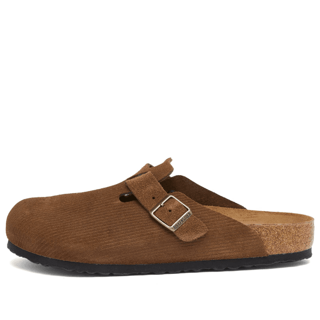 Birkenstock Boston Embossed Corduroy Dark Tea