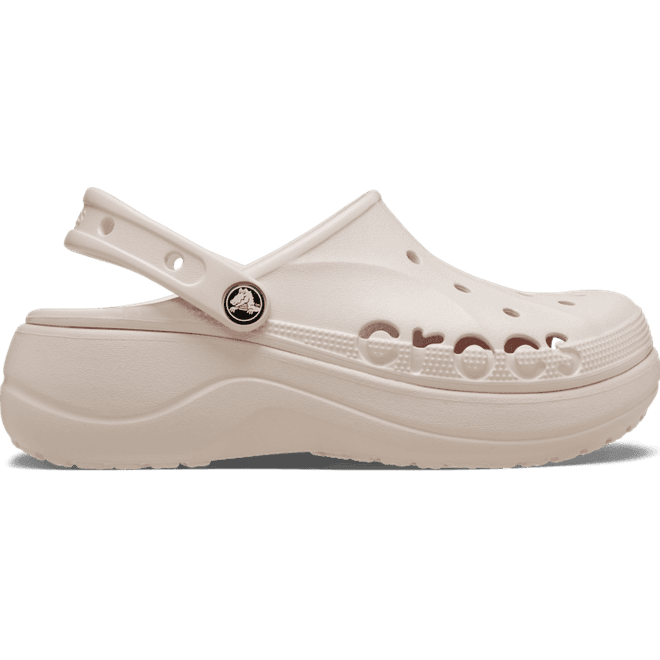 Crocs Baya Platform Clogs Barely Pink 