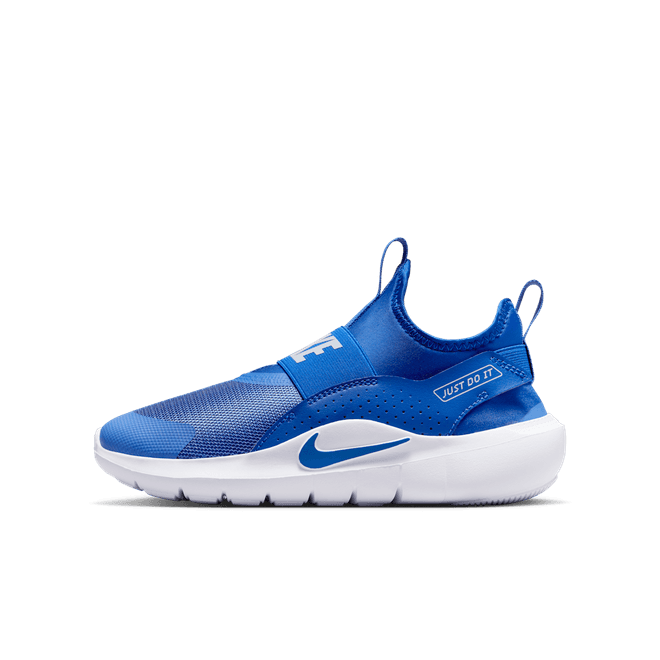 Nike Flex Runner 4 Comet Blue Football Grey White Game Royal (gs)