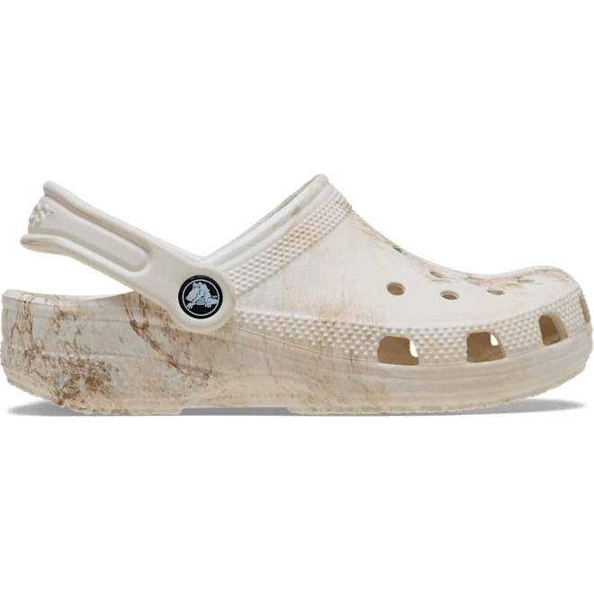 Crocs Kids Classic Watercolor Marbled Clogs Bone Swirl 