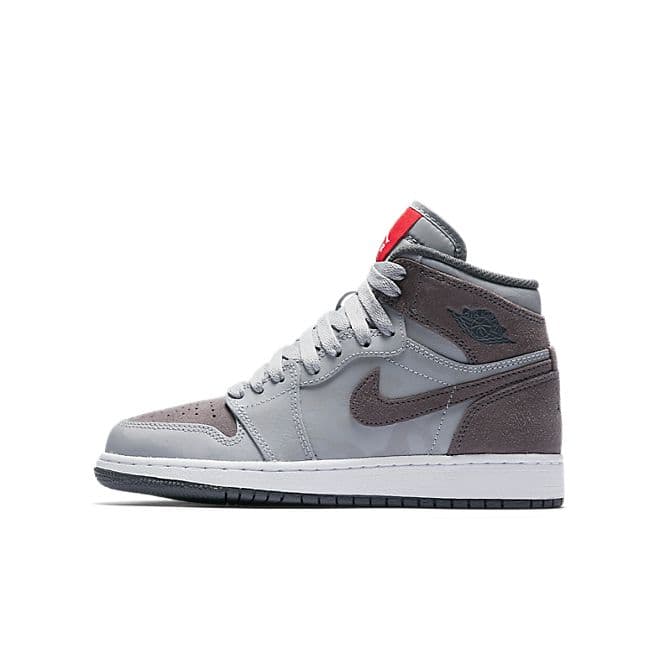 Nike Air Jordan 1 Retro High Premium (BG) (Grey)