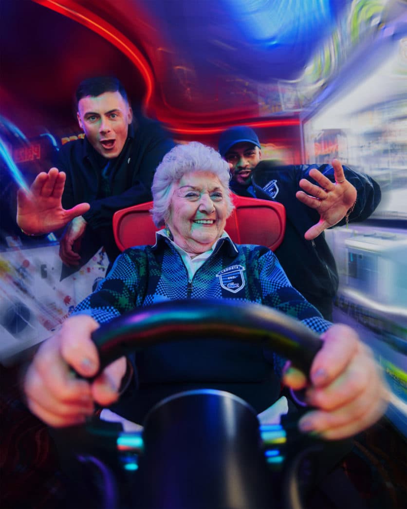 END. x Lacoste Arcade Grime Gran