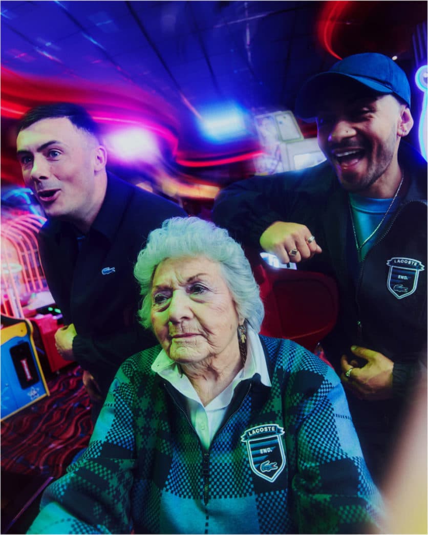 END. x Lacoste Arcade Grime Gran