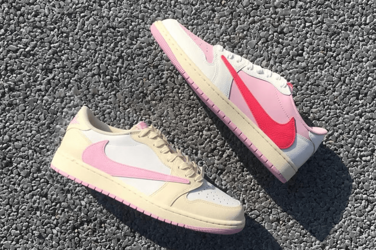 Het lijkt erop dat het Travis Scott x Air Jordan 1 Low OG 'Pink Pack' eraan komt