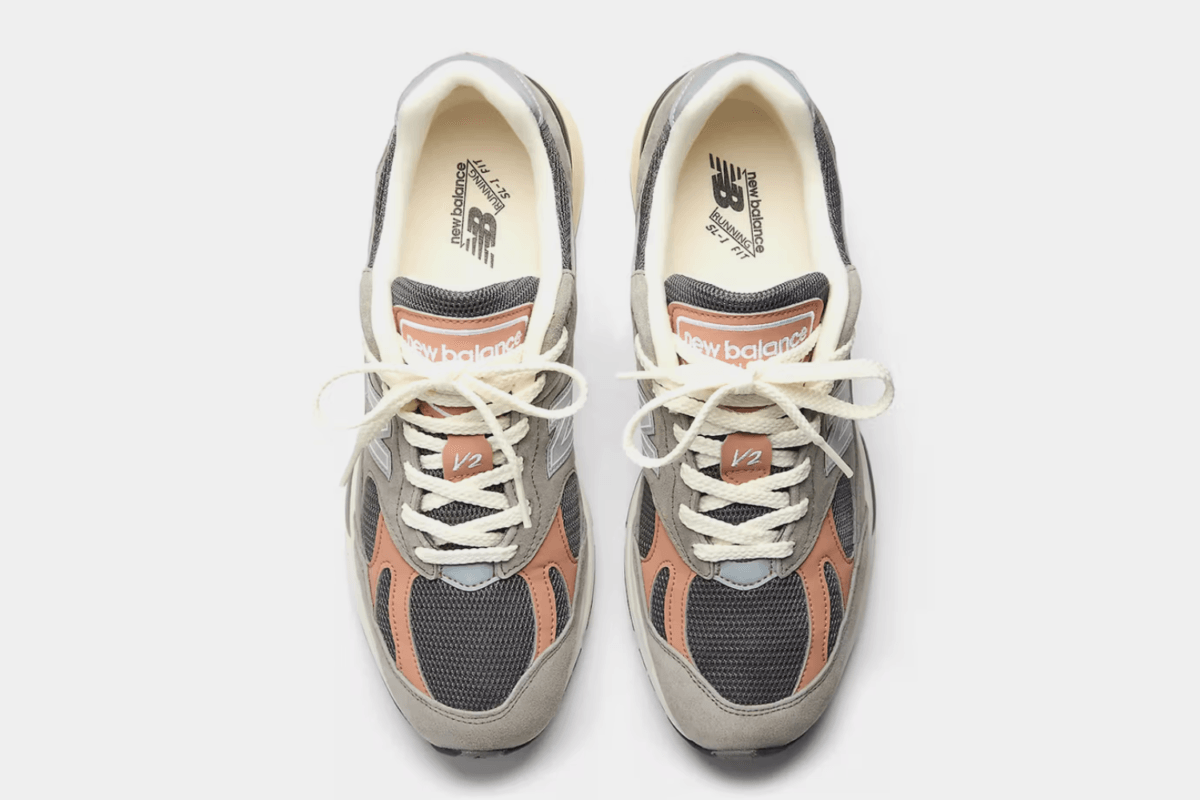 Opnieuw een sterke general release van New Balance: de 991v2 'Grey Salmon'