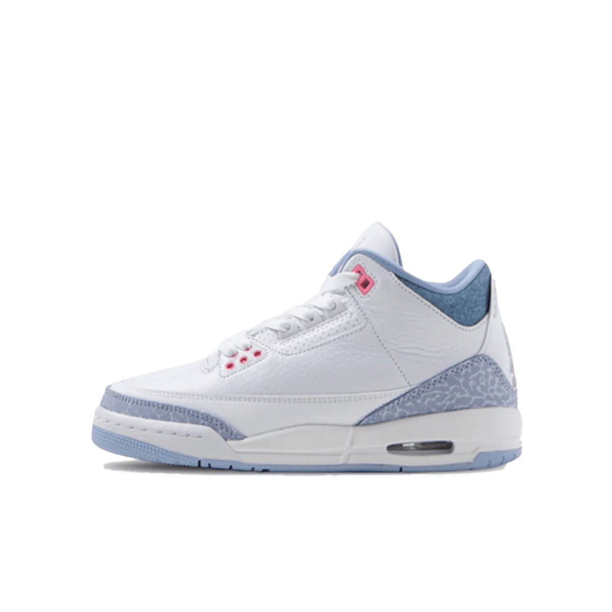 Air Jordan 3 Retro GS 'White & Pink Glow'