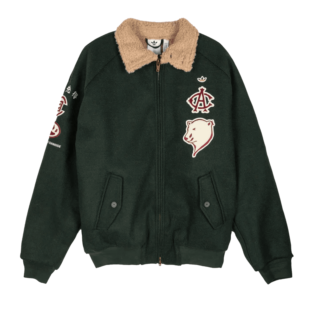 CLOT x adidas Patch Jacket 'Green Night'