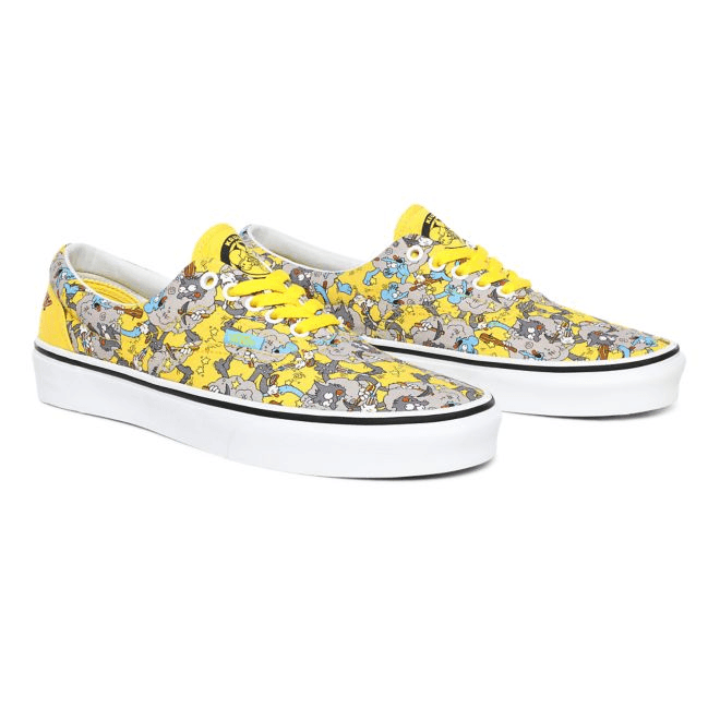 Vans x The Simpsons Era Itchy & Scratchy Yellow Trainers