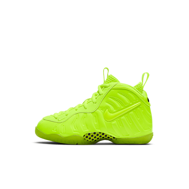 Kids Nike Little Posite One PS 'Volt' Volt/Volt/Black Basketball