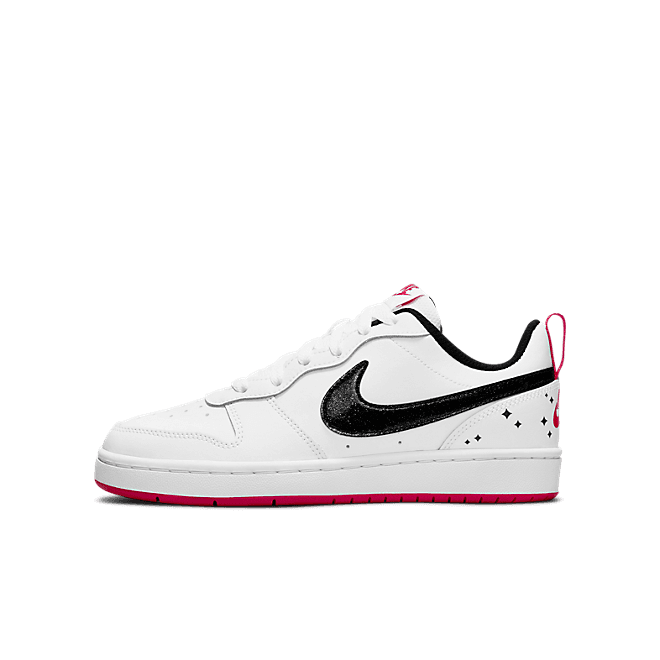 Kids Nike Court Borough Low 2 SE GS White Very berry