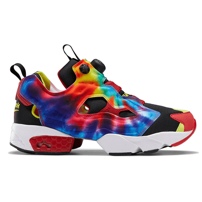 Reebok XLARGE x InstaPump Fury OG 'Tie-Dye' Black/Hyper Green/Red Marathon Running