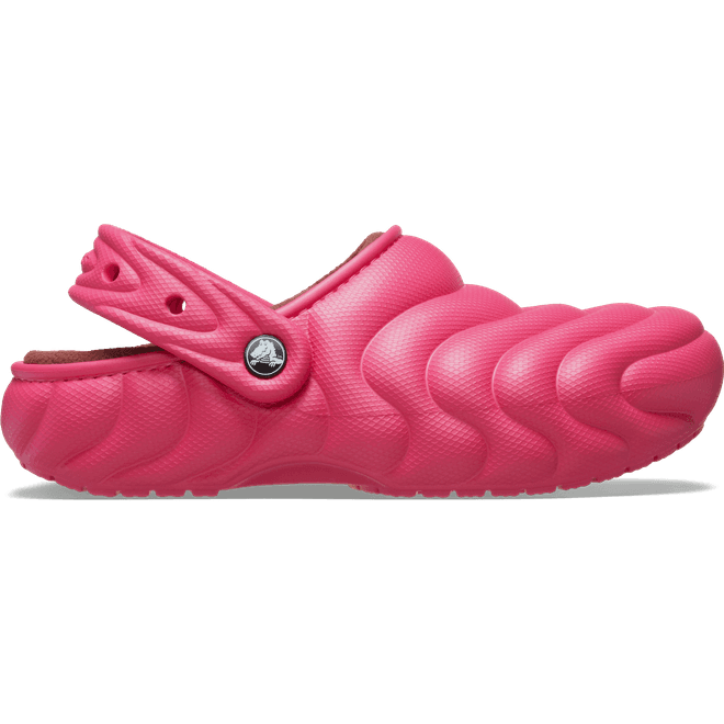 Crocs Unisex Classic Lined Overpuff Clogs Dragon Fruit