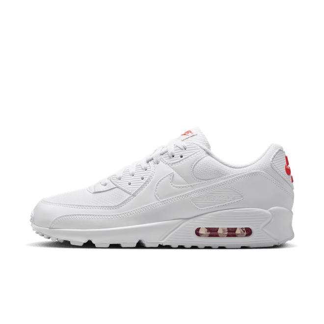 Nike Air Max 90 'White & Light Crimson'