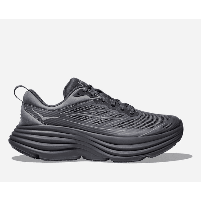 HOKA Stealth/Tech Bondi 8 Caged Lifestyle Charcoal Grey